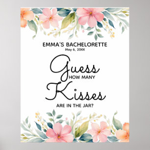 Wie viele Küsse sind im Glas-Duschspiel Poster