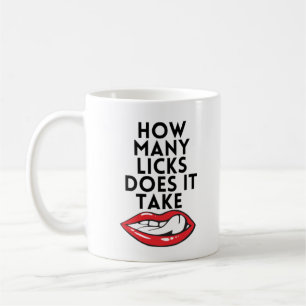 Wie viele Leckbewegungen braucht man Kaffeetasse