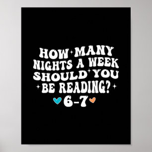 Wie viele Nächte lesen 67 lustiger Meme sechs sieb Poster