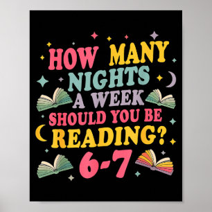 Wie viele Nächte lesen 67 Meme sechs sieben Lehrer Poster