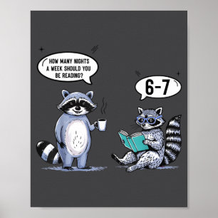 Wie viele Nächte pro Woche sollten Sie 67 Leselhre Poster