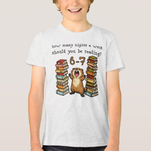 Wie viele Nächte pro Woche sollten Sie 6-7 lesen Tri-Blend Shirt