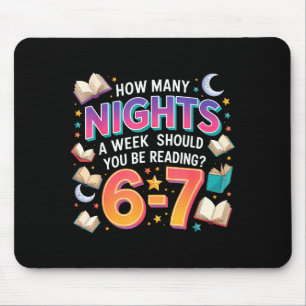 Wie viele Nächte pro Woche sollten Sie 6–7 M lesen Mousepad