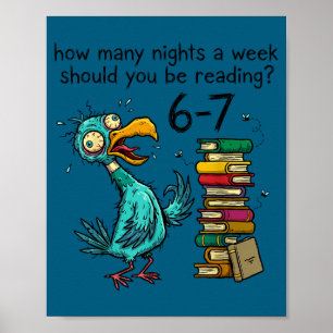 Wie viele Nächte pro Woche sollten Sie 6 7 T lesen Poster