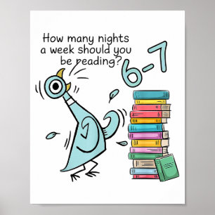 Wie viele Nächte pro Woche sollten Sie 6–7 T lesen Poster