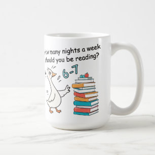Wie viele Nächte pro Woche sollten Sie lesen 6-7 Kaffeetasse