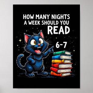 Wie viele Nächte pro Woche sollten Sie lesen_ 6–7 Poster