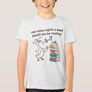 Wie viele Nächte pro Woche sollten Sie lesen 6-7 Tri-Blend Shirt