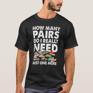 Wie viele Paar Laufschuhe Läufer Marathon Qu T-Shirt
