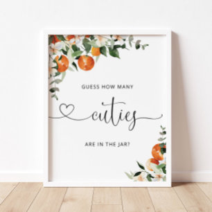 Wie viele Süssen sind im Glas? Poster