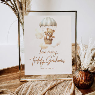 Wie viele Teddygrahams sind im Glas? Poster