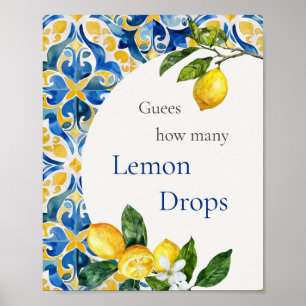 Wie viele Zitronen fallen am 25. Poster