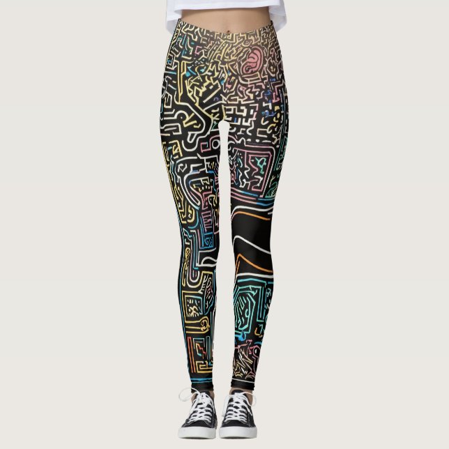 Wie wäre es mit "ChromaDream Leggings: Ein Kaleido Leggings (Vorderseite)