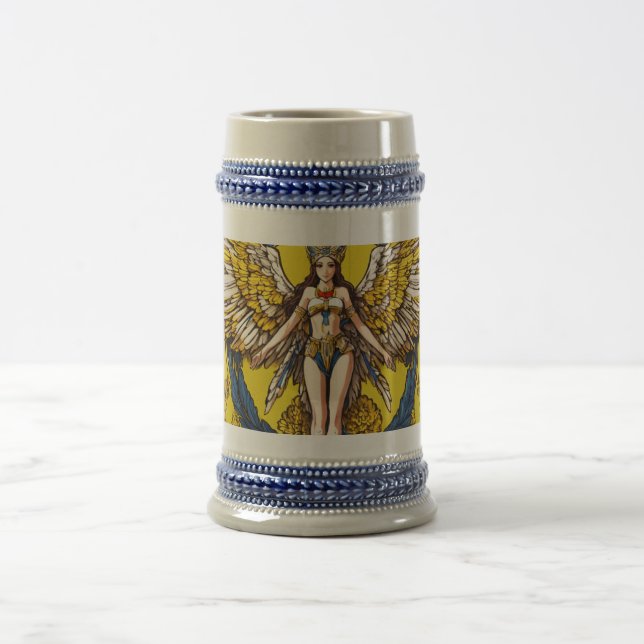 Wie wäre es mit dem "Emblem der Elegance: Das Flüg Bierglas (Mittel)