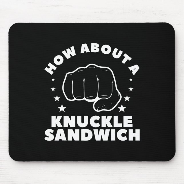 Wie wäre es mit einem Knuckle Sandwich Boxer 2 Mousepad (Vorne)
