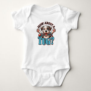 Wie wäre es mit einem Tug - Pitbull Hund 2? Baby Strampler