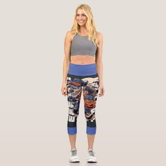 Wie wäre es mit flatterndem Flüstern:Hochwaiste Ca Capri Leggings