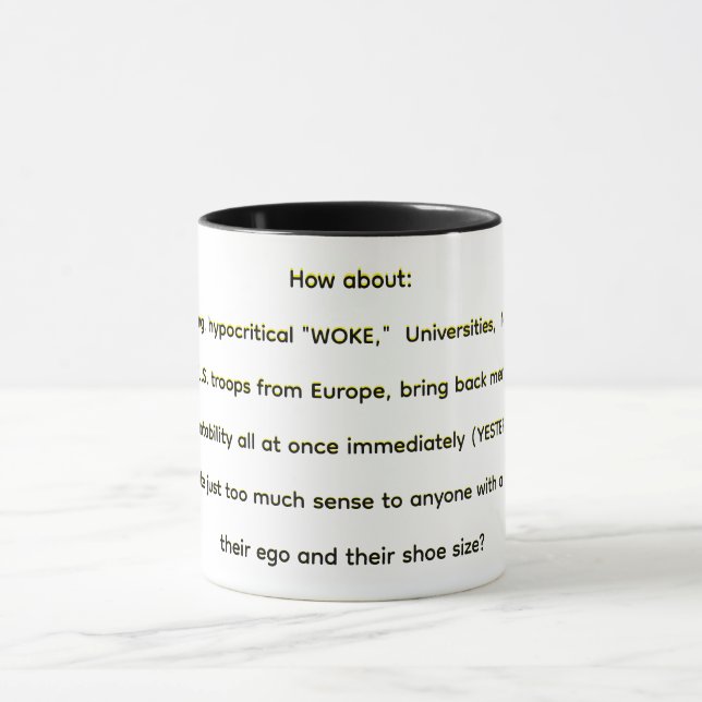 Wie wäre es mit REALITÄT  Tasse (Zentrum)