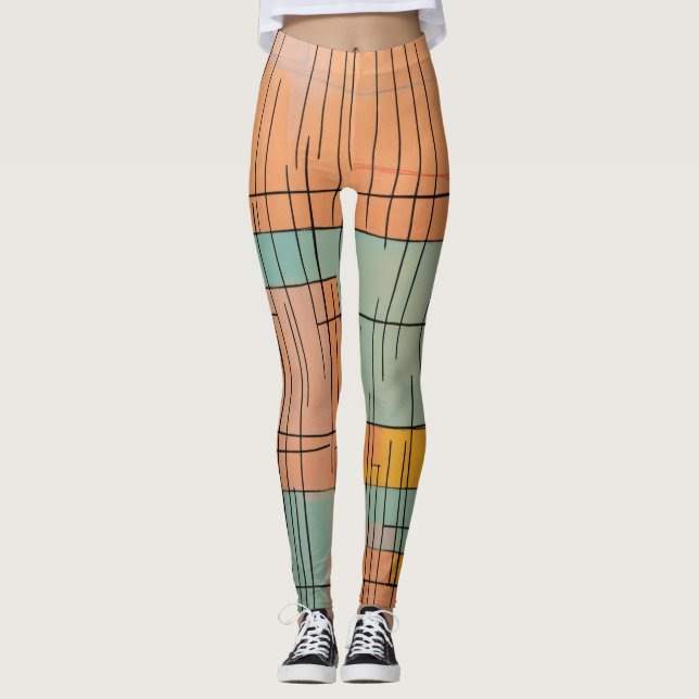 Wie wär's mit "Citrus Sketch: Frauen Leggings (Vorderseite)