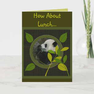 Wie wär's mit dem Mittagessen? Einladung