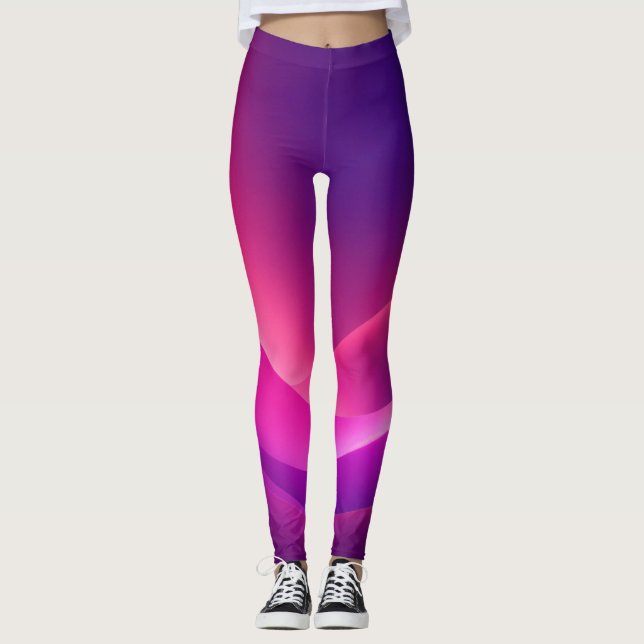 Wie wär's mit den "lebhaften Leggings der Funkfreq (Vorderseite)