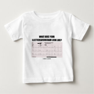 Wie was sieht Ihr Elektrokardiogramm aus? Baby T-shirt