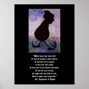 Wie "was tut Liebeaussehen?" Plakat