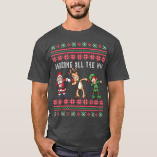 Wie Weihnachten-Rentier-Elf Ugly Xmas zu trotzen T-Shirt