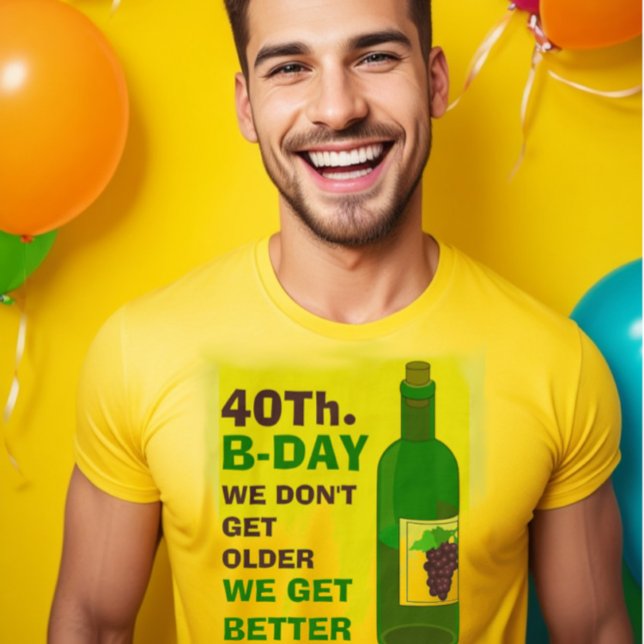 Wie Wein werde ich nicht älter T-Shirt (This shirt is perfect for anyone who wants to celebrate all the wisdom that comes with age.)
