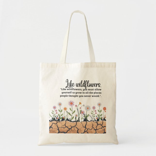 Wie Wildblumen Totbeutel Tragetasche (Vorne)