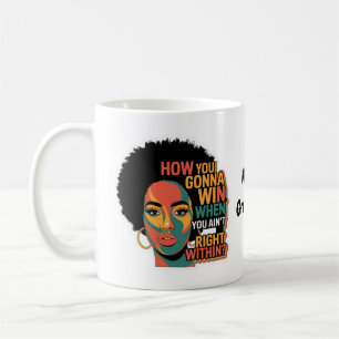 Wie willst du gewinnen, wenn du nicht im Reinen bi Kaffeetasse