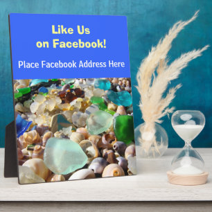 Wie wir auf Facebook Counter Sign Plaque Brauch Fotoplatte