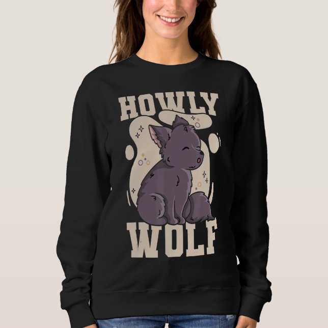 Wie Wolf-Zitat für einen Wolf-Experte Sweatshirt (Vorderseite)