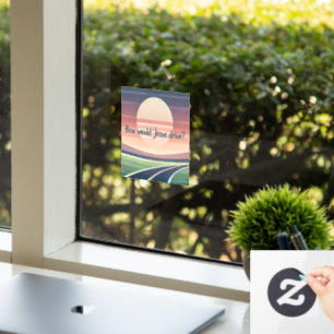 Wie würde Jesus fahren? Fensteraufkleber