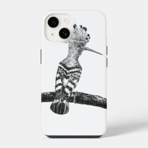 Wiedehopfzeichnung iPhone 14 Hülle
