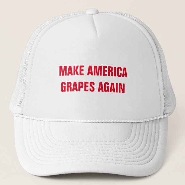 WIEDER AMERIKA GRAPES MACHEN TRUCKERKAPPE (Vorderseite)