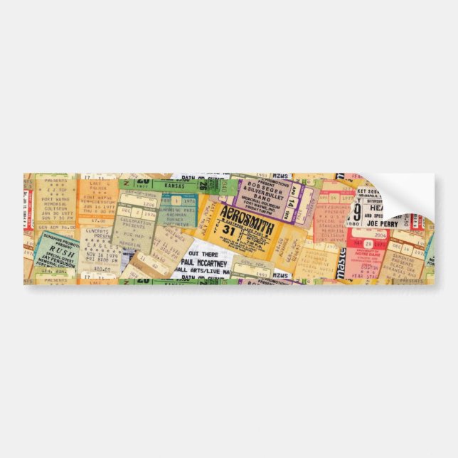 Wieder erleben der Siebziger Autoaufkleber (Vorne)