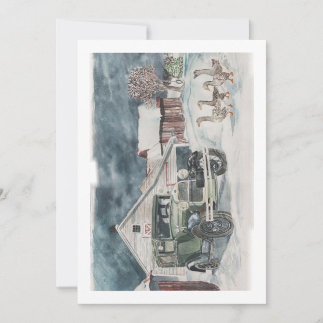 wieder gegossen einladung (Vorderseite)