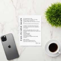 Wieder Herabsetzung der Gedichte in der Liebe