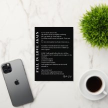 Wieder Herabsetzung der Gedichte in der Liebe