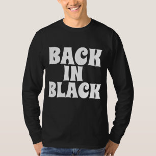 WIEDER IN SCHWARZEN VINTAGEN T - SHIRT