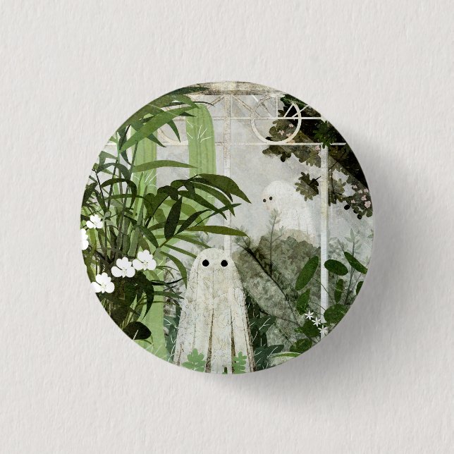 Wieder ist ein Geist im Greenhouse... Button (Vorderseite)
