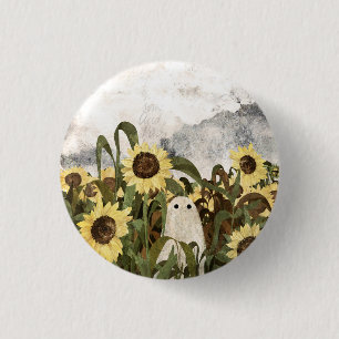 Wieder ist ein Geist im Sonnenblumenfeld... Button