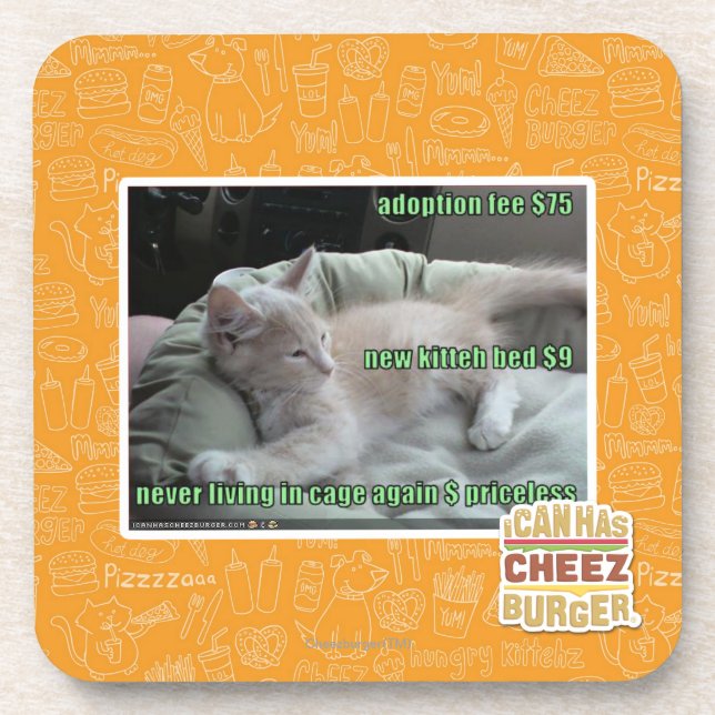 Wieder lebend nie, in einem Käfig Untersetzer (Vorderseite)