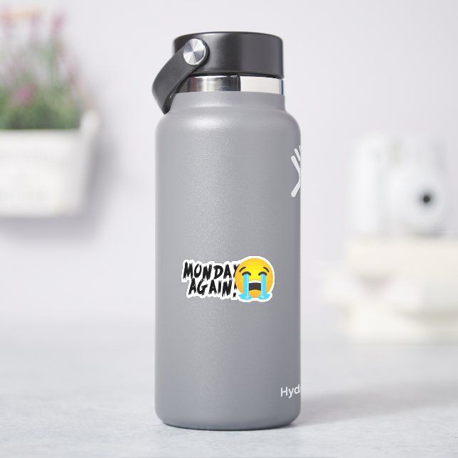 Wieder Montag! Aufkleber (HydroFlask)