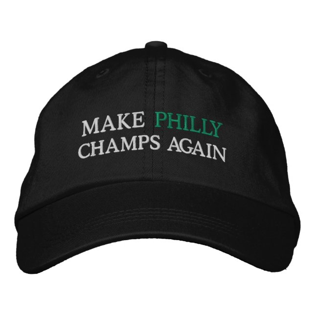 WIEDER PHILLY CHAMPS MACHEN BESTICKTE BASEBALLKAPPE (Vorderseite)