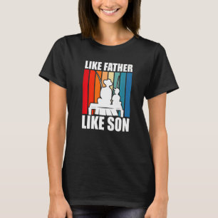 Wieder Vater Also Der Sohn Vater Sohn Angeln Angle T-Shirt