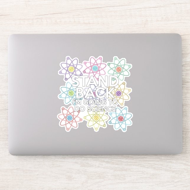 WIEDER WERDE ICH WISSENSCHAFT MACHEN AUFKLEBER (Computer)