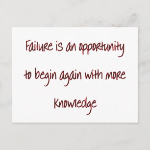 Wiederanfangen Postkarte