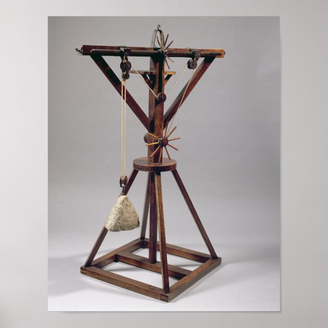 Wiederaufbau des Entwurfs von da Vinci Poster (Vorne)